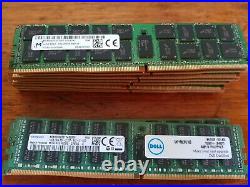 10x16Gb DIMMs 2RX4 PC4 -2133P (160Gb ram) from dell poweredge server