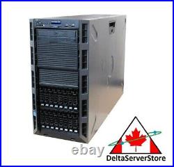 16 Bays Dell PowerEdge T620 Tower Server Dual Xeon E5-2690 2.90Ghz 128Gb 2x 600G