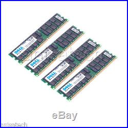 16GB (4x 4GB) PC2-3200R Dell PowerEdge 1800 1850 2850 SC1425 SERVER RAM KIT
