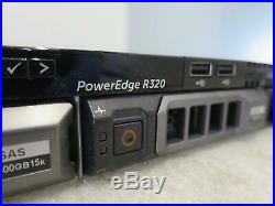 1U Server Dell PowerEdge R320 QC Xeon E5-2407 2.20GHz 8GB PERC H710 Mini