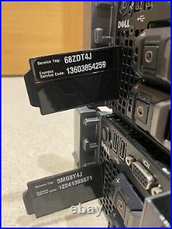 2x (pair of) DELL PowerEdge R710 dual quad-core Xeon E5506 2.13GHz 48GB RAM