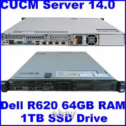 Cisco CCNA CCNP Voice Collaboration Lab CUCM 14 Dell R620 Server 64G RAM 1TB SSD