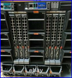DELL M1000e BladeSystem incl. 11x M610 Server Blades 1x M710