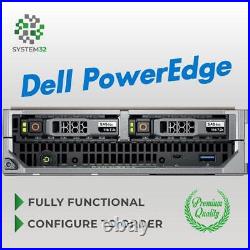 DELL PowerEdge M640 2 SFF Server 2x 6134 3.2GHz 16C 128GB NO DRIVE