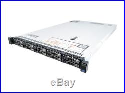 DELL PowerEdge R620 10Bay 1U Server 2xE5-2630V2 2.6GHz 6C 128GB H710P 10Gbe NIC