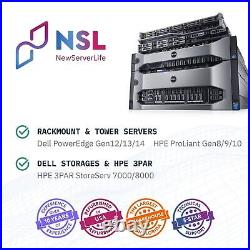 DELL PowerEdge R630 10 Bay SFF 2x E5-2643v3 3.4GHz =12 Cores 64GB H730 4xRJ45