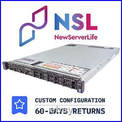 DELL PowerEdge R630 8SFF Server 2x E5-2643v3 3.4GHz =12 Cores 64GB H730 4xRJ45