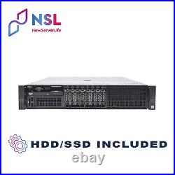 DELL PowerEdge R730 2x E5-2620v4 2.1GHz =16 Cores 32GB H730 2x 800GB SSD 4xRJ45