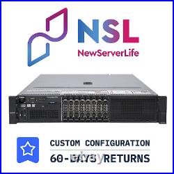 DELL PowerEdge R730 Server 2x E5-2620v3 2.4GHz =12 Cores 64GB H730 4xRJ45