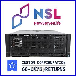 DELL PowerEdge R930 4x E7-8880v3 2.3GHz =72 Cores 128GB H730p PCIe 2xSFP+ RJ45