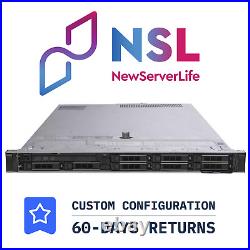 DELL R640 8SFF Server 2x Gold 6150 2.7GHz =36 Cores 64GB H730p 4xRJ45