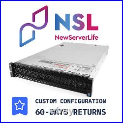 DELL R730XD Server 2x E5-2699v3 2.3GHz =36 Cores 64GB H730 4x 1.2TB SAS 4xRJ45