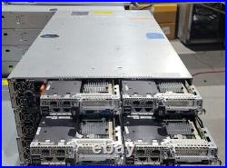 RAM Mounts DELL POWEREDGE C6300 w/ 4x DELL C6320 8x E5-2640 V3 2.6GHz 8-CORE 256GB DDR4 RAM 