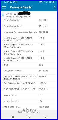 Dell PowerEdge GoogleServer R730xd 2x E5 2640 V3@2.6-3.4G 128GB up to 26 drives