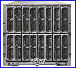 Dell PowerEdge M1000E Chassis With 16x M620 Blade Server 32x E5-2660v2 1152GB Ram