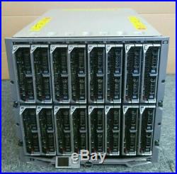 Dell PowerEdge M1000E With 16x M630 Blade Servers E5-2643 v3 3.40GHz K2200M