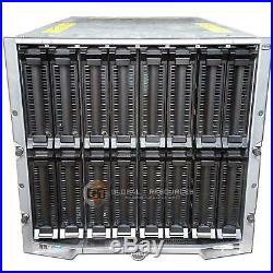Dell PowerEdge M1000e Blade Enclosure Server Chassis x2 M6348 10GbE Switch