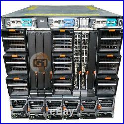 Dell PowerEdge M1000e Blade Enclosure Server Chassis x2 M6348 10GbE Switch