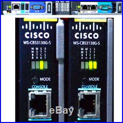 Dell PowerEdge M1000e Server Chassis 4x Cisco WS-CBS3130G-S No Server Blades