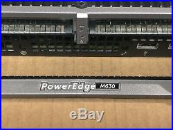 Dell PowerEdge M630 Blade Server Two E5-2660V3 2.6GHz 20C 32GB 10GbE bNDC 2x SFF