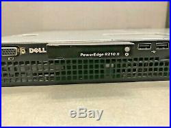 Dell PowerEdge R210 II 1U Server 1x Xeon E3-1220L 2.2GHz 8GB NO HDD