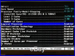 Dell PowerEdge R210 II Intel i3-2100 @ 3.10GHz 4GB RAM 500GB HD