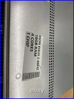 Dell PowerEdge R610 1U Server E5620 @ 2.4GHz 18GB RAM No HDDs TESTED UK #1H
