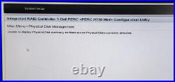 Dell PowerEdge R630 2x Xeon E5-2620 OEMR XL 32GB RAM PERC H730 3 Caddies