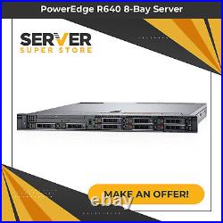 Dell PowerEdge R640 2x Gold 6138 = 40 Cores H730P 256GB 3x 2TB SSD +rails +bezel