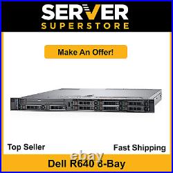 Dell PowerEdge R640 Server 2x Gold 6132 = 28 Cores H730P 128GB RAM 8x 2TB SAS