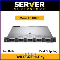 Dell PowerEdge R640 Server 2x Gold 6148 = 40 Cores H730P 256GB RAM No HDD