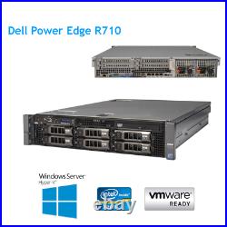 Dell PowerEdge R710 2 x X5650 2.66GHz 6 core 64 GB of RAM Perc 6i Raid Card