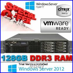 Dell PowerEdge R710 2x X5680 3.33GHz 12-CORE 128GB RAM Perc6i RAID 4x 147GB 15K