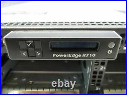 Dell PowerEdge R710 Server 2x Intel Xeon E5520 2.53GHz 16GB DDR3 ECC RAM No HDD