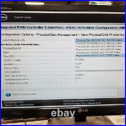 Dell PowerEdge R720 2E5-2670 2.6GHz 168GB 112TB 1300GB HDD Server iDrac Ent