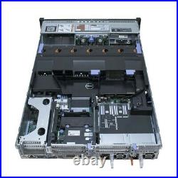 Dell PowerEdge R720 Server 2x E5-2603 V2 1.80GHz = 8 Cores 32GB H710 8 x Trays