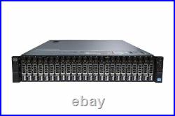 Dell PowerEdge R720xd 2x 8-Core E5-2650v2 2.6Ghz 128GB RAM 24x 3.84TB SSD Server