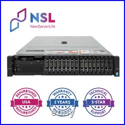 Dell PowerEdge R730 16SFF Server 2x 6? Ore 3.40GHz E5-2643v3 128 GB H730 2x750W