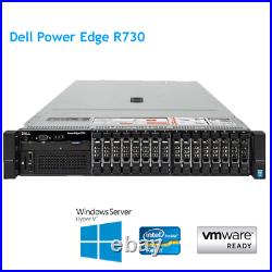 Dell PowerEdge R730 2 x E5-2650 V3 3.00Ghz 10C 128GB RAM H730 16 CADDY iDrac Ent