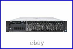 Dell PowerEdge R730 2x 12-Core E5-2680v3 2.5Ghz 256GB Ram 2x 240GB SSD 2U Server
