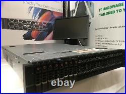 Dell PowerEdge R730XD Server Dual 14-Core 28 Cores /56T 800GB SSD+8x900GB SAS