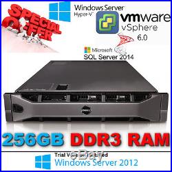 Dell PowerEdge R810 4x E7-4860 2.26Ghz 10-CORE 256GB RAM PERC H700 40-CORES 1TB