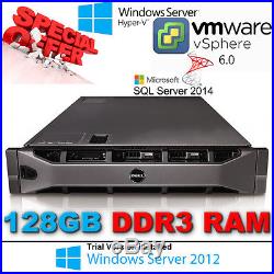 Dell PowerEdge R810 4x xeon E7-4860 2.26Ghz 10-CORE 128GB RAM 6x 160GB 10K H700