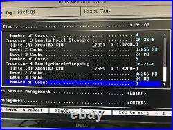 Dell PowerEdge R810 Server BOOTS 4x Xeon L7555 @1.87GHz 64GB RAM NO OS