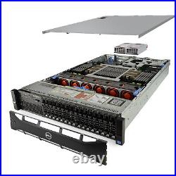 Dell PowerEdge R820 Server 2x E5-4620 2.20Ghz 16-Core 192GB H710