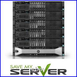 Dell PowerEdge R820 Server 4x E5-4640 2.4GHz 96GB RAM H710 4 Trays