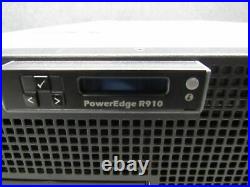 Dell PowerEdge R910 4x Xeon E7-4830 @2.13GHz 64GB DDR3 ECC RAM No HDD