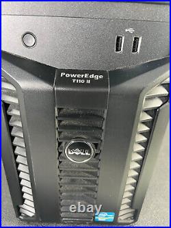 Dell PowerEdge T110 II Workstation Xeon E3-1220V3 3.1GHz 4GB PERC H200