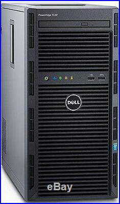 Dell PowerEdge T130 Server 32GB RAM 4TB 2x2TB RAID 3.5GHz Xeon E3-1230 v6 NEW