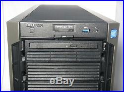 Dell PowerEdge T340 Tower Server G4900 3.1Ghz 32GB 2x4TB HDDs DVD PERC S140